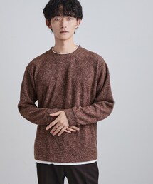 tk.TAKEO KIKUCHI | フェイクレイヤードニットソー(Tシャツ/カットソー)