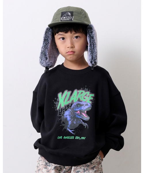 XLARGE KIDS(エクストララージキッズ)の「OGフライトキャップ(キャップ・キッズ・ブラック/カーキ・S(48-52cm)/52-56cm)」の15枚目の写真