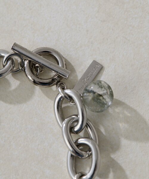 ear PAPILLONNER（イアパピヨネ）の「【beq Pettina(ベック ペティーナ)】モチーフMIXチェーンブレスレット（ブレスレット・レディース・シルバー・FREE）」の5枚目の写真