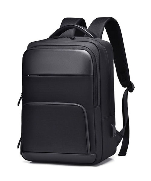 MAGASIN DE MODE TOOLS(マガジンデモードトゥールズ)の「【MAGASIN DE MODE TOOLS】ビジネスバックパック 撥水/PC・タブレット収納/充電ポート付き/A4収納 KNF147(バックパック/リュック・メンズ・ブラック/グレー・FREE)」の6枚目の写真