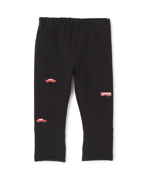 KP BOY(ケーピーボーイ)の「車刺シュウ ストレッチ裏毛裏起毛レギパン(その他パンツ・キッズ・ブラック/ネイビー・100cm/130cm/80cm/90cm/110cm/120cm)」の2枚目の写真