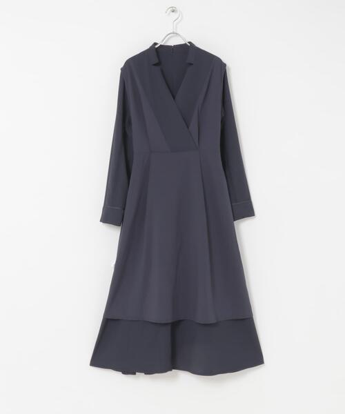 セール】ベルトデザインカシュクールワンピース（ワンピース）｜URBAN