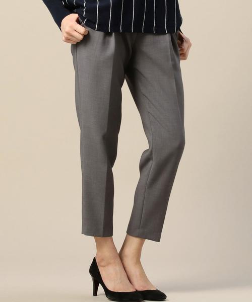 BEAUTY&YOUTH UNITED ARROWS（ビューティーアンドユースユナイテッドアローズ）の「BY ダブルクロスタックセンタープレスパンツ◆（その他パンツ・レディース・グレー/ブラック/ベージュ・LARGE/SMALL/MEDIUM）」の3枚目の写真