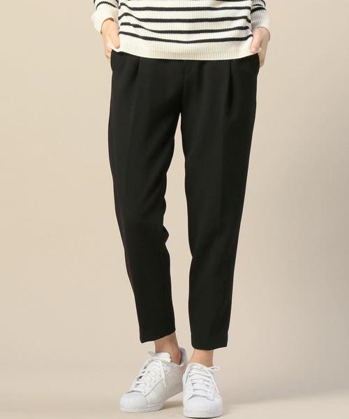 BEAUTY&YOUTH UNITED ARROWS（ビューティーアンドユースユナイテッドアローズ）の「BY ダブルクロスタックセンタープレスパンツ◆（その他パンツ・レディース・グレー/ブラック/ベージュ・LARGE/SMALL/MEDIUM）」の2枚目の写真