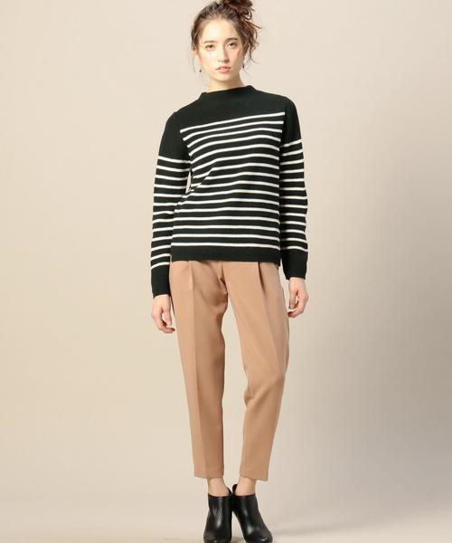 BEAUTY&YOUTH UNITED ARROWS（ビューティーアンドユースユナイテッドアローズ）の「BY ダブルクロスタックセンタープレスパンツ◆（その他パンツ・レディース・グレー/ブラック/ベージュ・LARGE/SMALL/MEDIUM）」の7枚目の写真