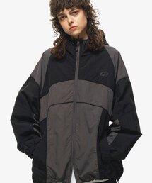 CPGN STUDIO（コンパーニョ）の「テクニカルラインウィンドブレーカー ブラック（ナイロンジャケット）」