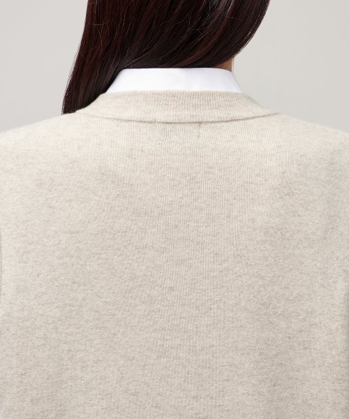 MUSINSA STANDARD WOMAN（ムシンサスタンダードウーマン）の「レディースラムズウールニットベスト[オートミール]（ニット/セーター・レディース・その他・SMALL/MEDIUM/LARGE/X-SMALL）」の5枚目の写真