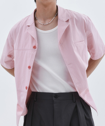 TRIP LE SENS（トリップ ル センス）の「Welt Pocket Cotton Half Shirt_Blush Pink（シャツ/ブラウス）」
