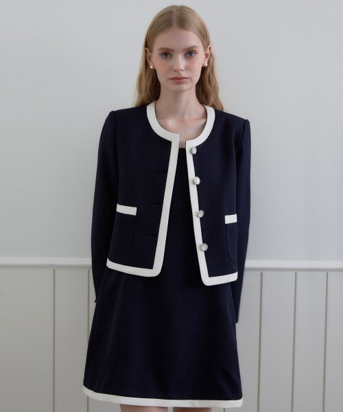 ZEROSTREET(ゼロストリート)の「ジェニビスチェワンピース / ネイビー(ワンピース・レディース・ネイビー・SMALL/MEDIUM)」の3枚目の写真