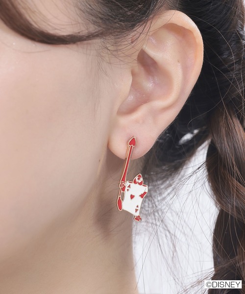 ボタン片耳用ピアス　wagamama別注 トランプ兵デザイン ピアス（ピアス（片耳用））｜MARY QUANT（マリー