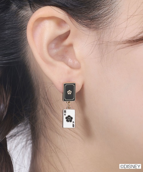 トランプ兵デザイン ピアス（ピアス（片耳用））｜MARY QUANT（マリー