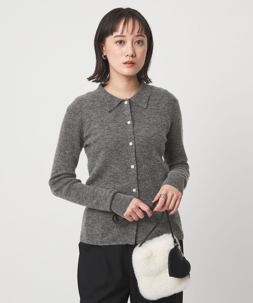 セール】ポロニット カーディガン × ビスチェ ニット セット（ニット