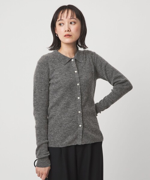 セール】ポロニット カーディガン × ビスチェ ニット セット（ニット