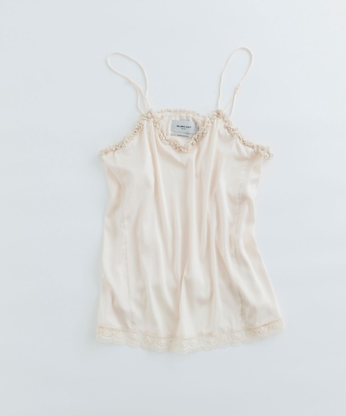 niko and...(ニコアンド)の「【WILLIAM B.ELIOTT】レイヤードレースキャミ(キャミソール・レディース・クリーム/ブラック・FREE)」の1枚目の写真