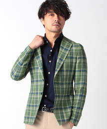 極美品 TAGLIATORE VESVIO ブロックチェック ブレザー 44 VESVIO】ウール グレンチェックスーツ（スーツ）｜TAGLIATORE