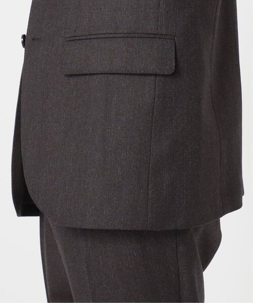 EDIFICE（エディフィス）の「SUPER 120’s ウールサキソニー 2ボタン ジャケット【セットアップ着用可能】（その他アウター・メンズ・チャコールグレー/グレー/ブラック/チョコ/ネイビー/ベージュ系その他/ブラウン・SMALL/MEDIUM/LARGE/X-LARGE）」の10枚目の写真
