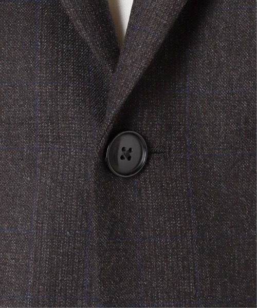 EDIFICE（エディフィス）の「SUPER 120’s ウールサキソニー 2ボタン ジャケット【セットアップ着用可能】（その他アウター・メンズ・チャコールグレー/グレー/ブラック/チョコ/ネイビー/ベージュ系その他/ブラウン・SMALL/MEDIUM/LARGE/X-LARGE）」の12枚目の写真
