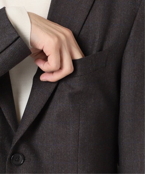 EDIFICE（エディフィス）の「SUPER 120’s ウールサキソニー 2ボタン ジャケット【セットアップ着用可能】（その他アウター・メンズ・チャコールグレー/グレー/ブラック/チョコ/ネイビー/ベージュ系その他/ブラウン・SMALL/MEDIUM/LARGE/X-LARGE）」の13枚目の写真