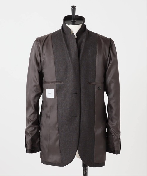 EDIFICE（エディフィス）の「SUPER 120’s ウールサキソニー 2ボタン ジャケット【セットアップ着用可能】（その他アウター・メンズ・チャコールグレー/グレー/ブラック/チョコ/ネイビー/ベージュ系その他/ブラウン・SMALL/MEDIUM/LARGE/X-LARGE）」の16枚目の写真