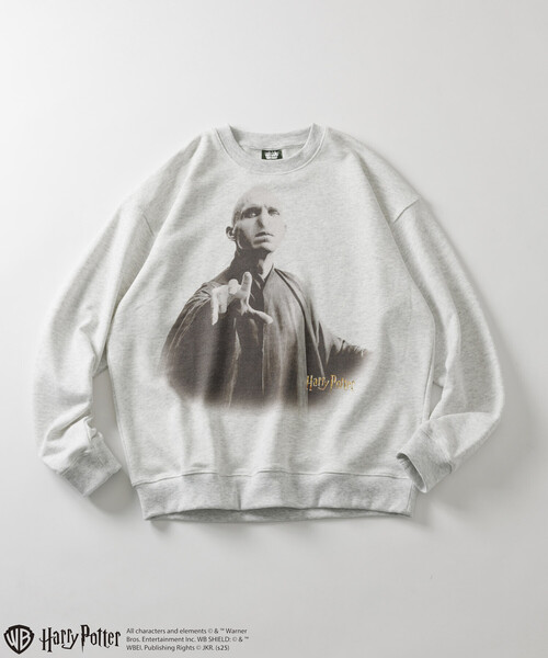 FREAK'S STORE(フリークスストア)の「Harry Potter/ハリー・ポッター ヴォルデモート卿 クルーネックスウェット(スウェット・メンズ・ブラック/ライトグレー・LARGE/MEDIUM)」の13枚目の写真