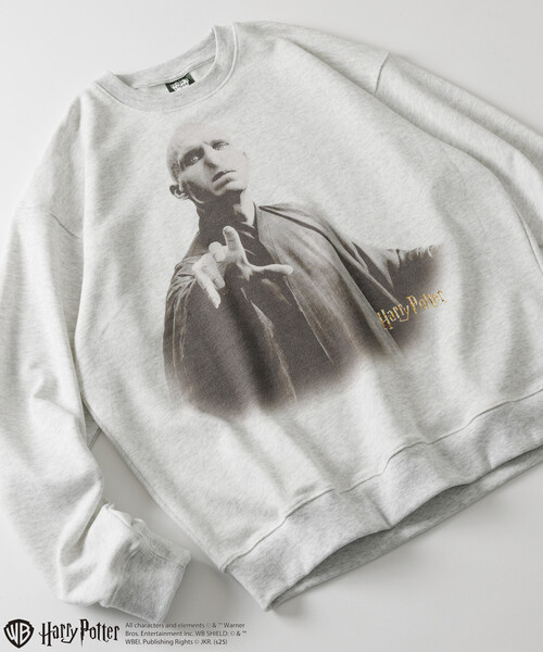 FREAK'S STORE(フリークスストア)の「Harry Potter/ハリー・ポッター ヴォルデモート卿 クルーネックスウェット(スウェット・メンズ・ブラック/ライトグレー・LARGE/MEDIUM)」の14枚目の写真