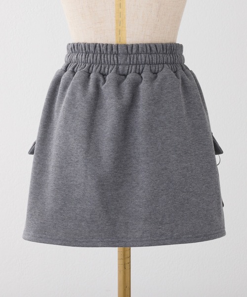 one after another NICE CLAUP（ワンアフターアナザーナイスクラップ）の「セットアップ対応可/リボンカットミニスカート（スカート・レディース・サックスブルー/チャコールグレー/アイボリー系/ピンク系・FREE）」の21枚目の写真