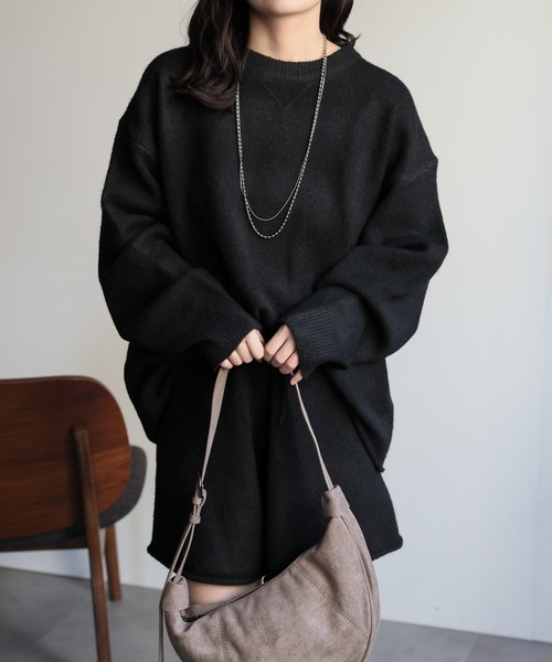 ap retro(アプレトロ)の「【セットアップ】ニットプルオーバー+ニットショートパンツ(セットアップ・レディース・ブラック/ベージュ/グレー・FREE)」の12枚目の写真