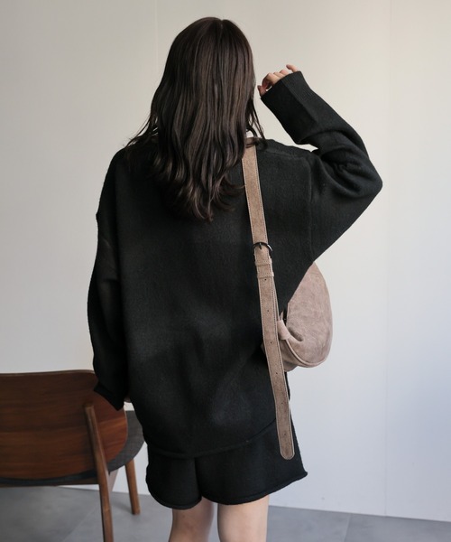 ap retro(アプレトロ)の「【セットアップ】ニットプルオーバー+ニットショートパンツ(セットアップ・レディース・ブラック/ベージュ/グレー・FREE)」の20枚目の写真