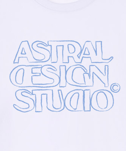 ASTRAL PROJECTION（アストラルプロジェクション）の「[オーバーサイズ]アストラルデザインスタジオ2 13番手綿ラウンドネック半袖Tシャツ_ホワイト（Tシャツ/カットソー・メンズ・その他・MEDIUM/X-LARGE/XX-LARGE/LARGE）」の3枚目の写真