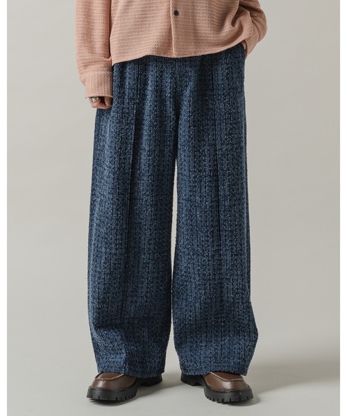 CASPER JOHN(キャスパージョン)の「Needle punch tuck eazy pants/ニードルパンチタックイージーパンツ(その他パンツ・メンズ・インディゴブルー/ブラック/アイボリー・MEDIUM/SMALL/X-SMALL/LARGE)」の18枚目の写真