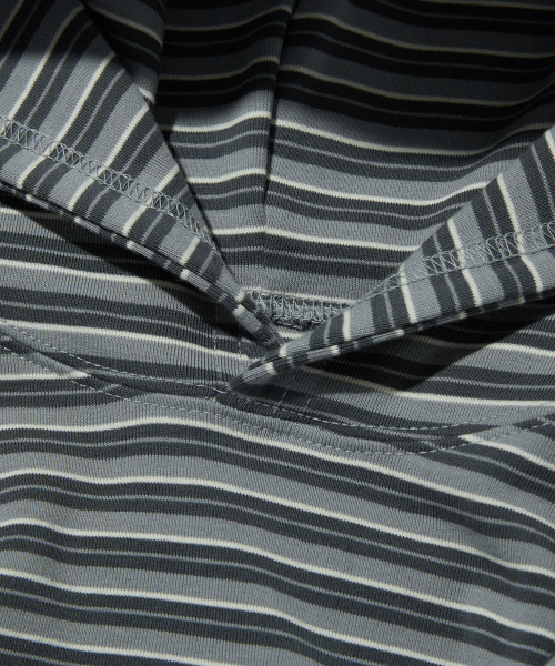 suade（スエード）の「LAYERED HOODIE [GRAY]（パーカー・レディース・その他・SMALL/MEDIUM）」の5枚目の写真