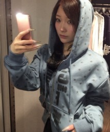 JEANASIS | 【25quee】スタッズプリントフーディ/636182(パーカー)