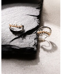 itam（アイタム）の「【itam】アイタム/ ツインシリーズ メタル×パール ノンホールピアス（イヤリング）」