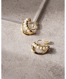 itam（アイタム）の「【itam】アイタム/ ツインシリーズ メタル×パール ノンホールピアス（イヤリング）」