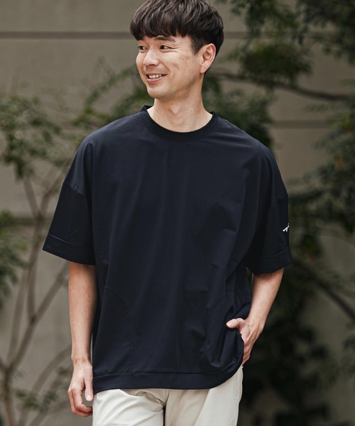 CALL&RESPONSE(コールアンドレスポンス)の「mt10126- オーバー半袖PO-KOKAGE Tシャツ(262-1324-19)(Tシャツ/カットソー・メンズ・ネイビー/グレー/ブラック・4/2)」の3枚目の写真