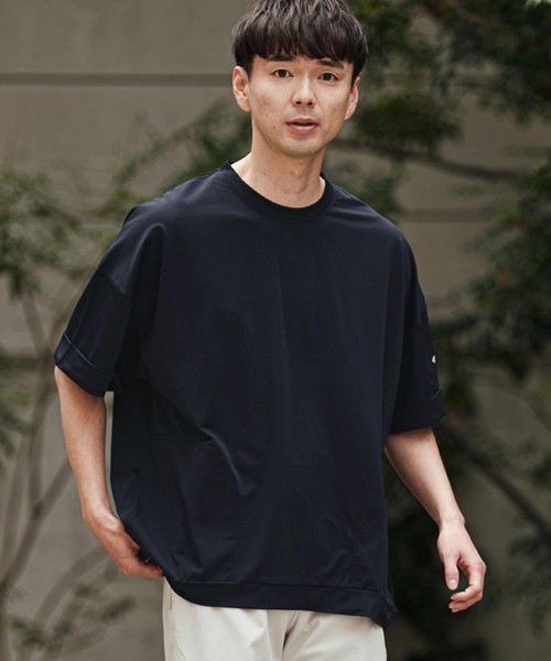 CALL&RESPONSE(コールアンドレスポンス)の「mt10126- オーバー半袖PO-KOKAGE Tシャツ(262-1324-19)(Tシャツ/カットソー・メンズ・ネイビー/グレー/ブラック・4/2)」の10枚目の写真