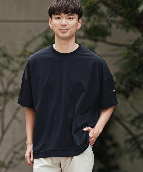 CALL&RESPONSE(コールアンドレスポンス)の「mt10126- オーバー半袖PO-KOKAGE Tシャツ(262-1324-19)(Tシャツ/カットソー・メンズ・ネイビー/グレー/ブラック・4/2)」の11枚目の写真