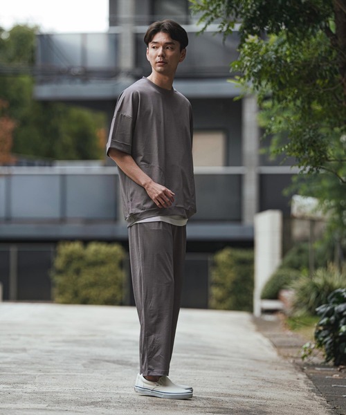 CALL&RESPONSE(コールアンドレスポンス)の「mt10126- オーバー半袖PO-KOKAGE Tシャツ(262-1324-19)(Tシャツ/カットソー・メンズ・ネイビー/グレー/ブラック・4/2)」の18枚目の写真