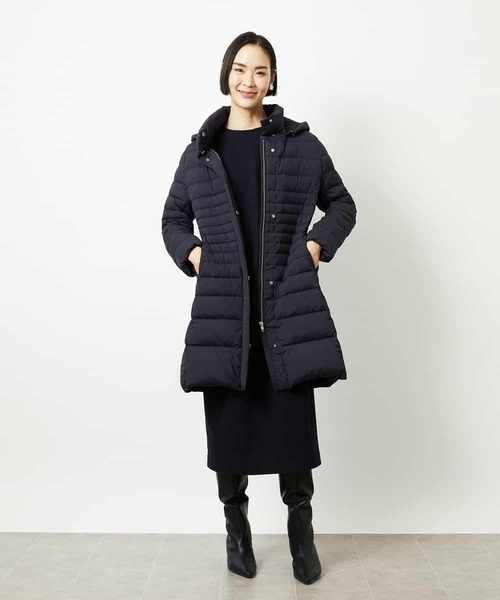 MICHEL KLEIN（ミッシェル・クラン）の「［オケージョン/セレモニー］スリーブコンシャスワンピース（ワンピース・レディース・ネイビー/ブラック・38）」の22枚目の写真