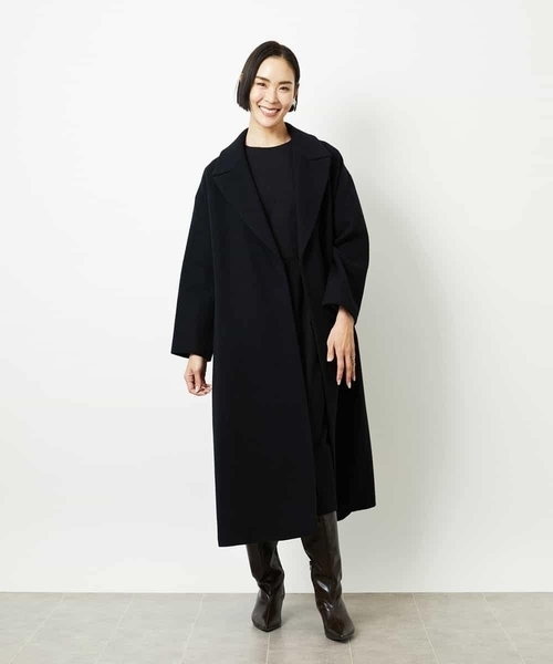 MICHEL KLEIN（ミッシェル・クラン）の「［オケージョン/セレモニー］スリーブコンシャスワンピース（ワンピース・レディース・ネイビー/ブラック・38）」の17枚目の写真