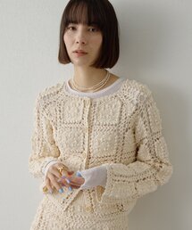 Whim Gazette | ハンドクロシェカーデ(カーディガン/ボレロ)