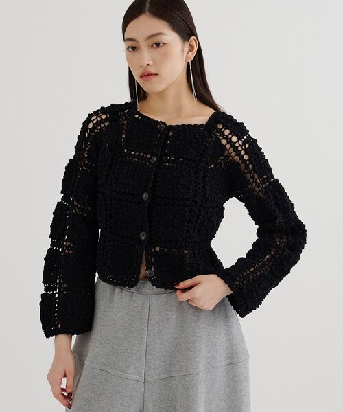 ハンドクロシェカーデ（カーディガン/ボレロ）｜Whim Gazette（ウィム