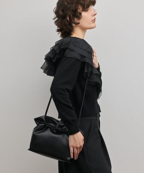 GRACE CONTINENTAL（グレースコンチネンタル）の「ADD CULUMN LONG SHLD BAG（ハンドバッグ・レディース・ブラック/ホワイト・FREE）」の8枚目の写真