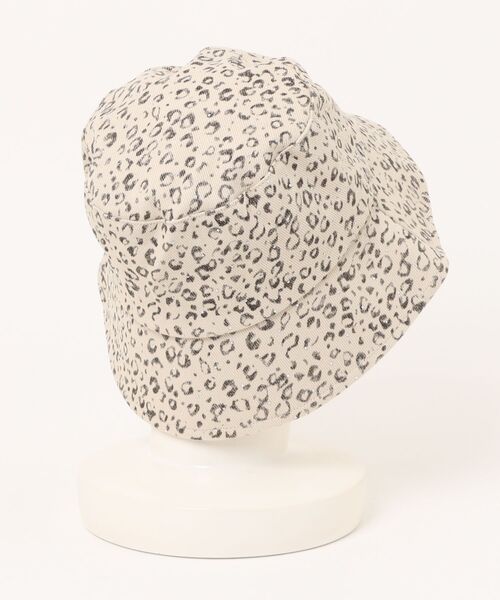 GORGE(ゴージ)の「《レオパード×キラッと加工》バケットハット 秋冬◎(ハット・レディース・ブラウン/アイボリー/グレー・F)」の4枚目の写真