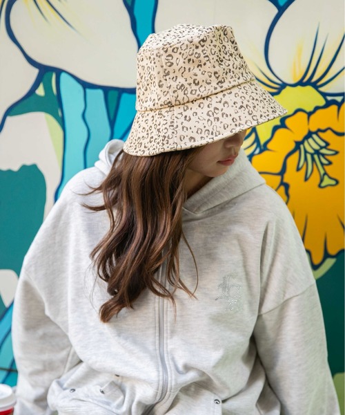 GORGE(ゴージ)の「《レオパード×キラッと加工》バケットハット 秋冬◎(ハット・レディース・ブラウン/アイボリー/グレー・F)」の6枚目の写真