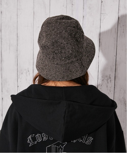 GORGE(ゴージ)の「《レオパード×キラッと加工》バケットハット 秋冬◎(ハット・レディース・ブラウン/アイボリー/グレー・F)」の9枚目の写真