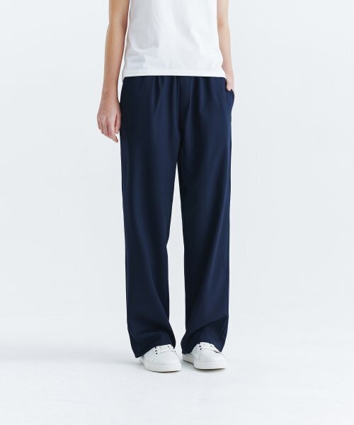 WHOLOVESART(フーラブズアート)の「Unisex semi-wide banding slacks - navy(スラックス・レディース・その他・SMALL/MEDIUM/LARGE/X-LARGE/XX-LARGE)」の4枚目の写真