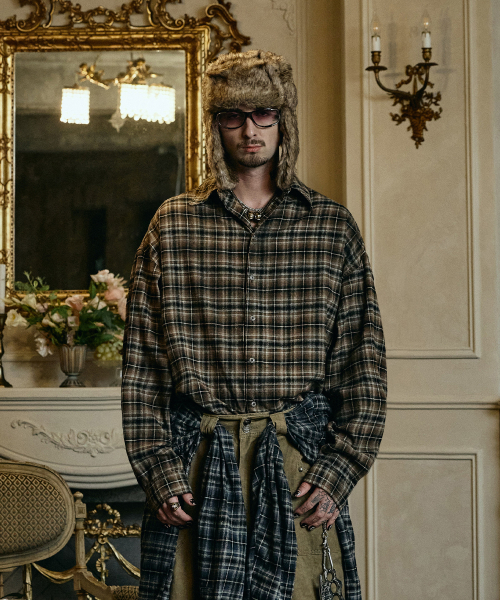 OPUS 0012(オーパス0012)の「Op. 05 DU-STUP LONG SLV SHIRT DARK BROWN(シャツ/ブラウス・メンズ・その他・MEDIUM)」の1枚目の写真