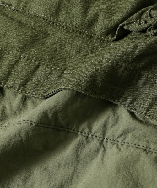 BEAMS（ビームス）の「M65 レイヤード ジャケット【ワイドフィット】（ミリタリージャケット・メンズ・ブラック/オリーブ・XL/M/L/S）」の16枚目の写真