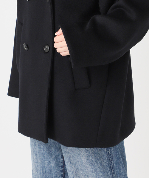 Spick & Span（スピックアンドスパン）の「《WEB限定 / 追加2》TICCA / ティッカ ピーコート（ピーコート・レディース・ブラック・FREE）」の2枚目の写真